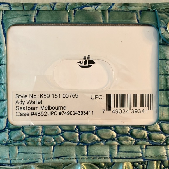 Genuine Brahmin ombre Melbourne, Ady Clutch wallet - Picture 8 of 11